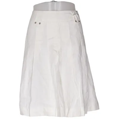 Kjol (Vit) från ESPRIT Bomull, Linne, Polyuretan