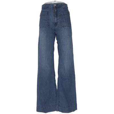 Spijkerbroek (Blauw) van H&M Katoen, Elastaan