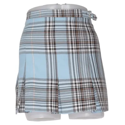 Nederdel (Blå, Sort, Hvid) fra Urban Outfitters Polyester, Viscose