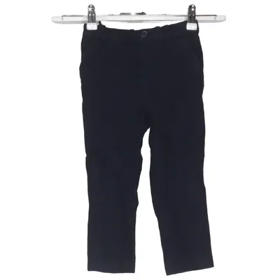 Pantalon de costume (Bleu) de H&M Coton, Lin