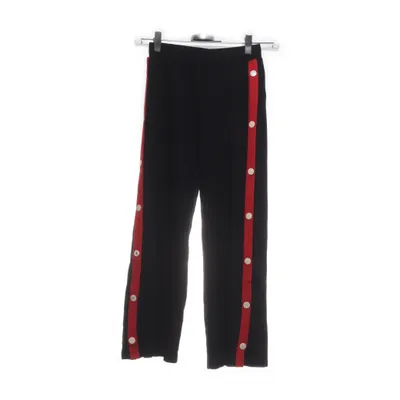 Byxor (Svart, Röd) från Lindex Kids Elastan, Polyester, Viskos