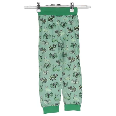 Pyjama broek (Groen) van Babauba Katoen, Elastaan