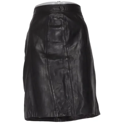 Leather skirt (Black) from Dranella Leather, Polyester