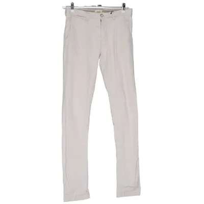 Chinos (Beige) van Bowery Katoen, Elastaan
