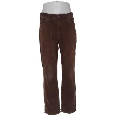 Pantalon en velours (Marron) de Beams Coton, Polyuréthane