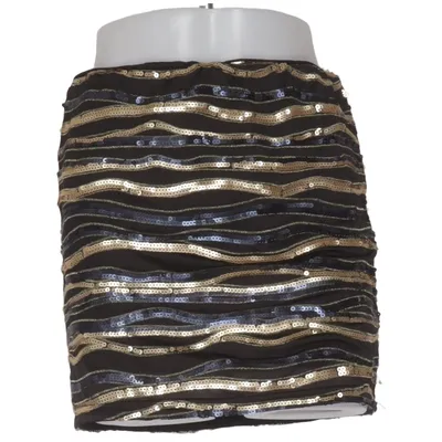 Rok (Zwart, Goud, Blauw) van Sweet Miss