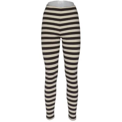 Leggings (Svart, Vit) från A World of Craft Elastan, Ekologisk bomull