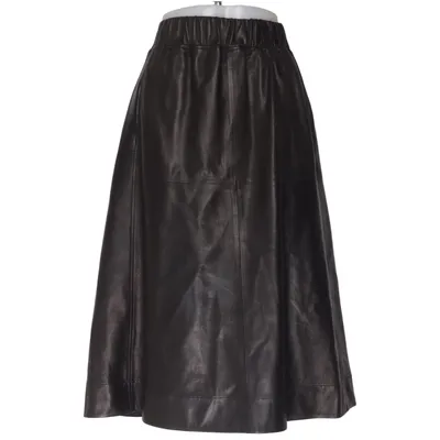 Kjol (Svart) från Arket Skinn, Viskos