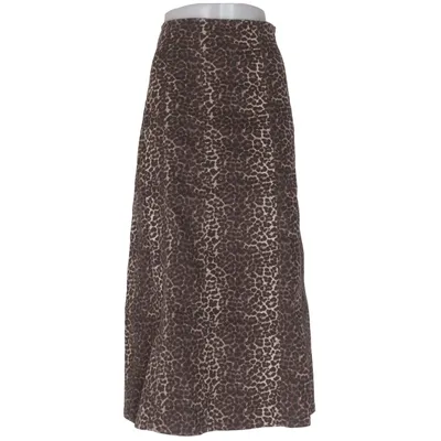Maxi rok (Bruin, Zwart) van Dobber Katoen, Elastaan