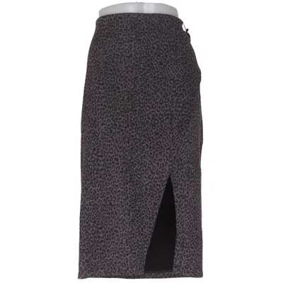 Skirt (Gray, Black) from Adia Elastane, Polyamide, Polyester, Viscose