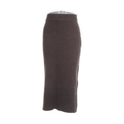 Långkjol (Brun) från MQ Marqet Polyamid, Ull