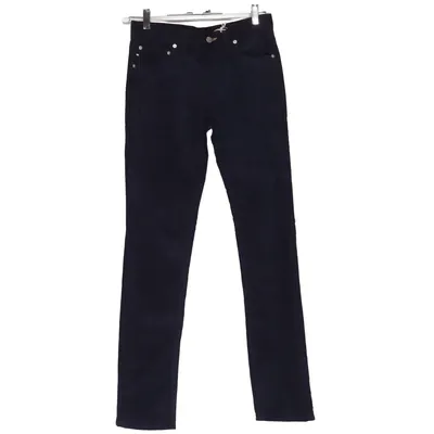 Corduroy broek (Blauw) van Faguo