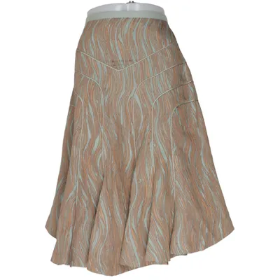 Rok (Groen, Bruin, Meerkleurig) van Minus Polyamide, Polyester, Viscose