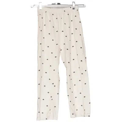 Pantalon de pyjama (Beige, Noir) de Åhléns Kids Coton, Élasthane