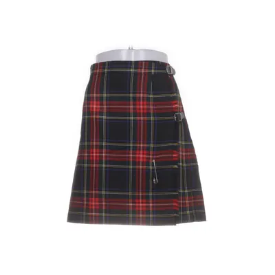 Wrap skirt (Red, Multicolored) from Mackintosh Wool