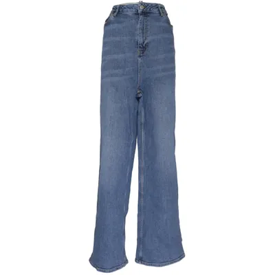 Jeans (Blå) från New Look Curves Bomull, Elastan, Polyester