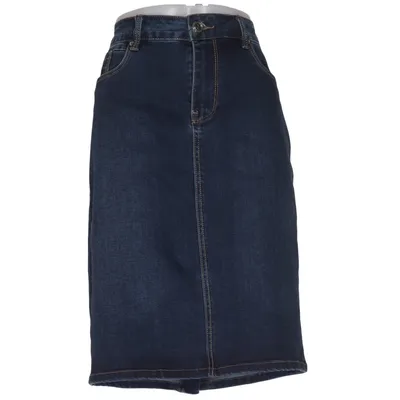 Spijkerrok (Blauw) van Anna Katoen, Elastaan, Polyester