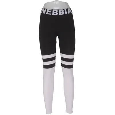 Sports tights (Black, White) from Nebbia
