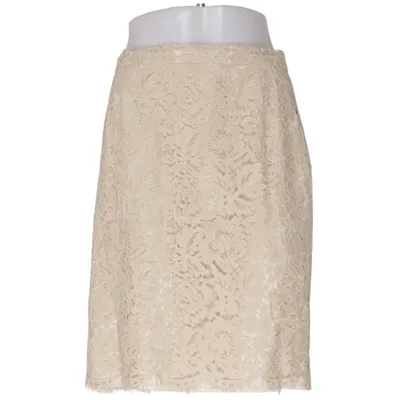 Nederdel (Beige) fra Valerie Bomuld, Polyester, Viscose