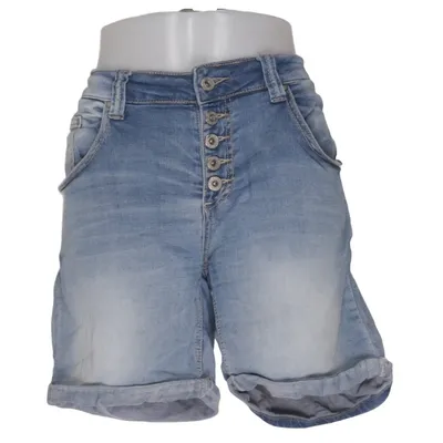 Denim shorts (Blue) from Place du Jour Cotton, Elastane