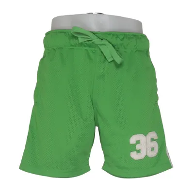 Basketball Shorts (Grün, Weiß) von FSBN Polyester