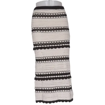 Jupe (Blanc, Noir) de Sincerely, Jules Acrylique, Coton, Polyester