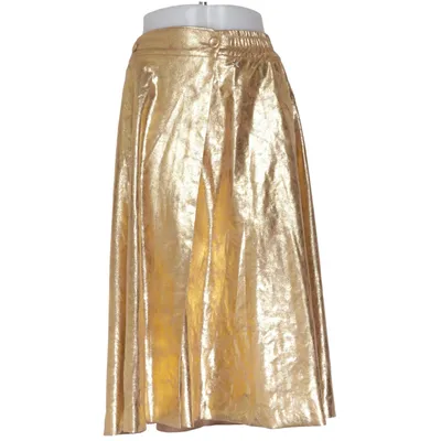Skirt (Gold) from Souvenir Elastane, Polyester
