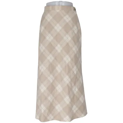 Kjol (Beige, Vit) från Meico Polyester, Ull