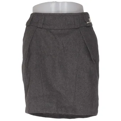 Jupe (Gris) de Carry Polyester, Laine