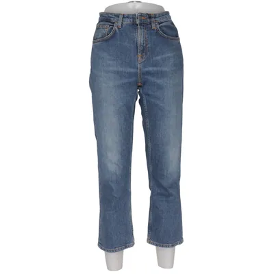 Spijkerbroek (Blauw) van Nudie Jeans Katoen, Elastaan