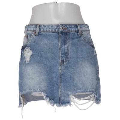 Spijkerrok (Blauw) van Forever 21 Katoen
