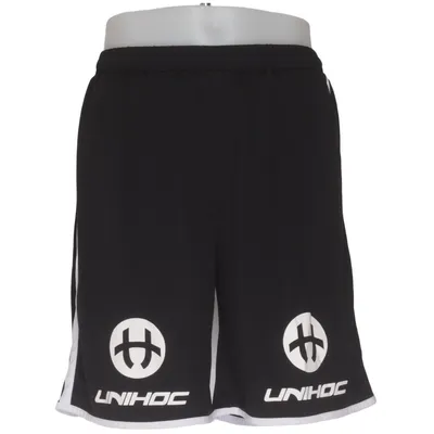Træningsshorts (Sort, Hvid) fra Unihoc Polyester