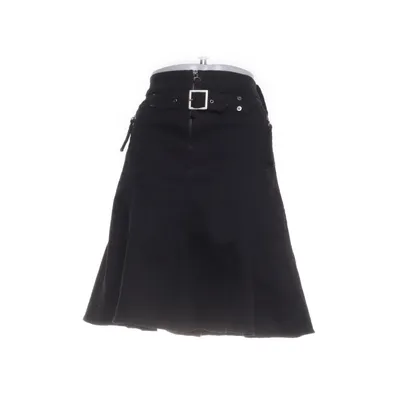 Skirt (Black) from Daniele Alessandrini Cotton, Elastane
