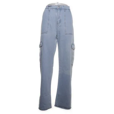 Pantalon cargo (Bleu) de Shein Coton, Polyester, Viscose