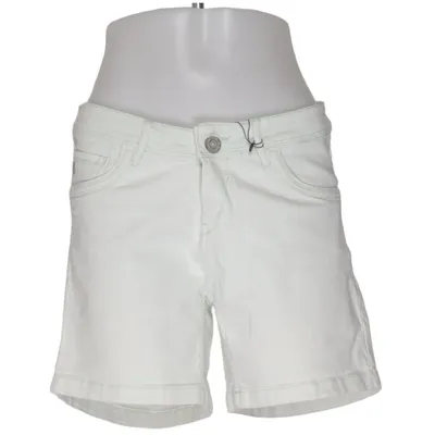 Short en jean (Blanc) de Garcia Jeans Coton, Élasthane