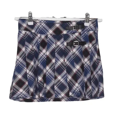 Rok (Blauw, Zwart, Wit) van H&M Young Metallvezel, Polyester, Viscose