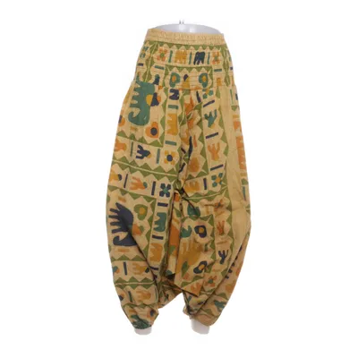 Harem pants (Beige, Multicolored) Cotton