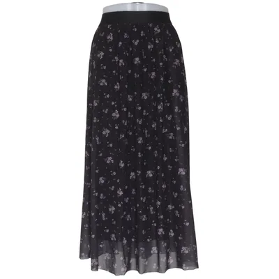Maxi nederdel (Sort, Flerfarvet) fra Soyaconcept Elastan, Genanvendt polyester