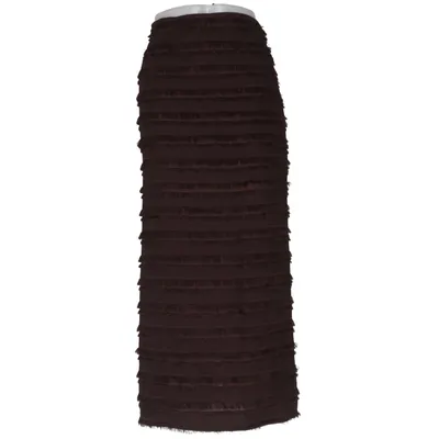 Skirt (Brown) from H&M Edition Polyester, Viscose
