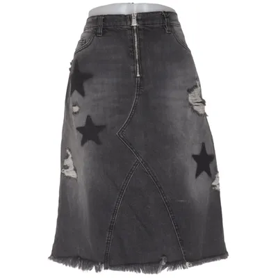 Denim skirt (Gray) from Berna Cotton