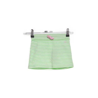 Skirt (White, Green) from ESPRIT Cotton, Elastane