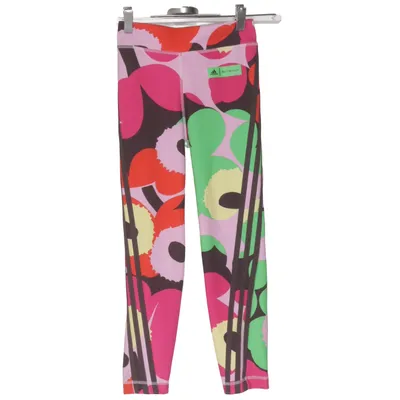Træningsleggings (Pink, Grøn, Flerfarvet) fra Adidas Elastan, Genanvendt polyester