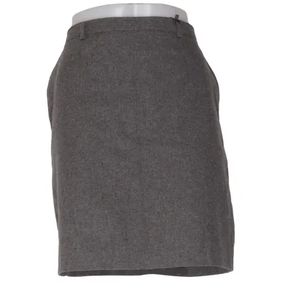 Nederdel (Grå) fra Frk. Akryl, Polyamid, Polyester, Uld