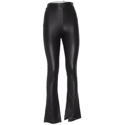 Pantalon (Stunning Pu Slit Pants) de NLY Trend Élasthane, Polyester, Polyuréthane