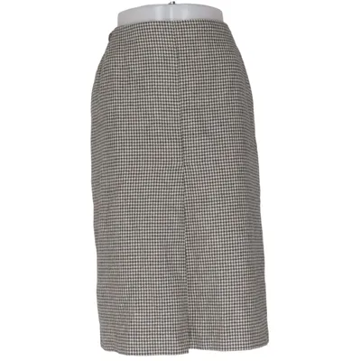 Skirt (Black, White) from DAKS London Wool