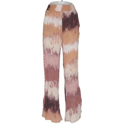 Palazzobyxor (Beige, Rosa, Flerfärgad) från BSB Jeans Nylon, Viskos
