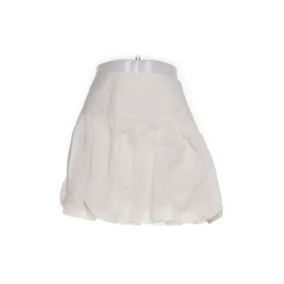 Skirt (Beige) from Wakakuu Polyester, Silk, Tencel, Viscose