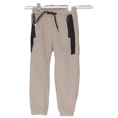 Sweatpants (Beige, Sort) fra Cope Genanvendt bomuld, Genanvendt polyester