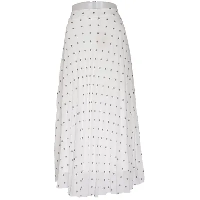 Maxi nederdel (Hvid, Sort) fra STOCKH LM Polyester
