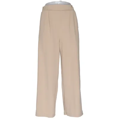 Pantalon patte d'éléphant (Beige) de QS by S.Oliver Élasthane, Polyester